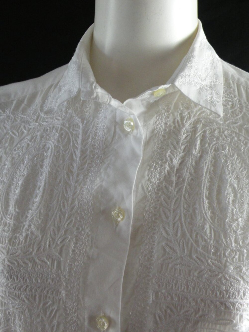 Etro Italy Embroidered Button Top Blouse 42 (S)